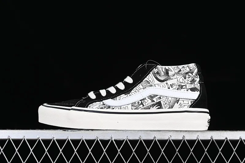 All categories Vans Vans series Vans Mid Vans China Vans Sk8-Mid Vans official mid-top casual sneakers VN0A3WM34PL